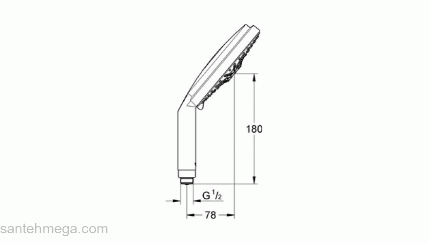 Ручной душ GROHE Cosmopolitan 28756000. Фото