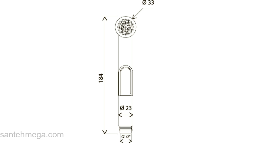 Гигиенический душ с держателем AM.PM AM.PM F0201964. Фото
