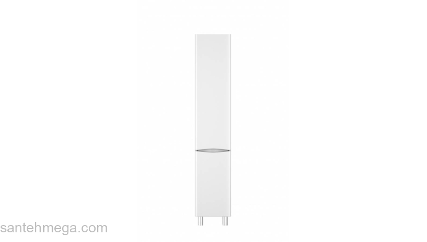 Шкаф-пенал напольный 35 см, левый, белый глянец AM.PM Like M80CSL0356WG. Фото