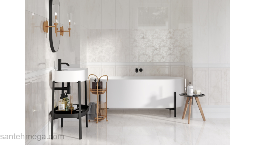 Gracia Ceramica 010200000123 Бордюр Ceramic 250х60 white 02