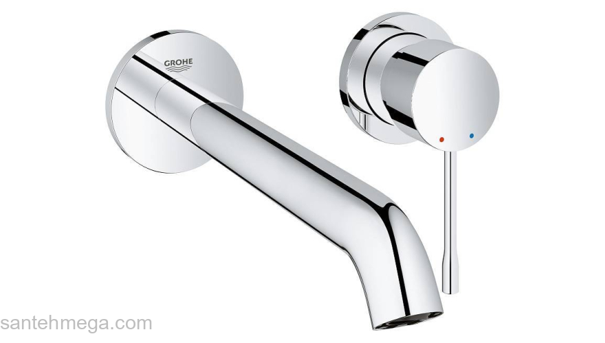 Смеситель для раковины GROHE Essence New 19967001 (внешняя часть). Фото