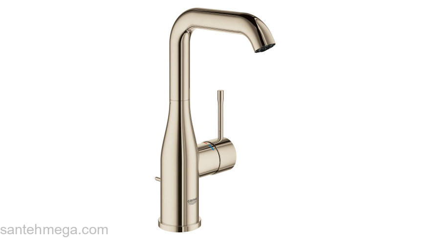 GROHE 32628BE1 Essence+ Смеситель для раковины с высоким изливом, сливной гарнитур. Фото