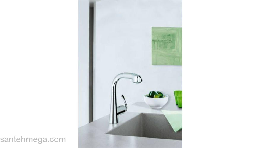 Смеситель для мойки GROHE Zedra 32553000. Фото