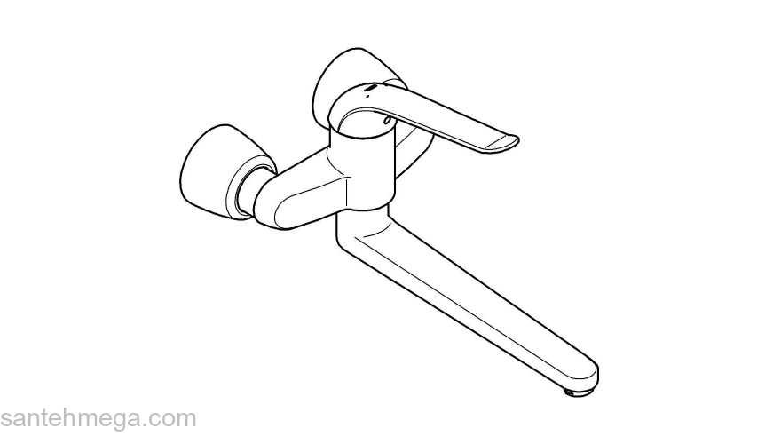 Смеситель для мойки GROHE Euroeco Special 32775000. Фото