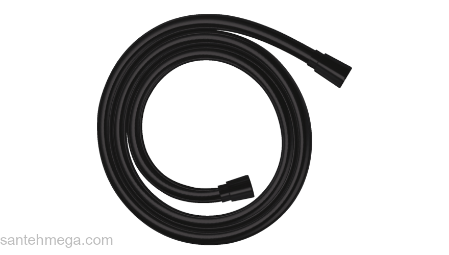 Душевая система с верхним душем и термостатом 8 в 1 Hansgrohe 27961670 матовый черный. Фото