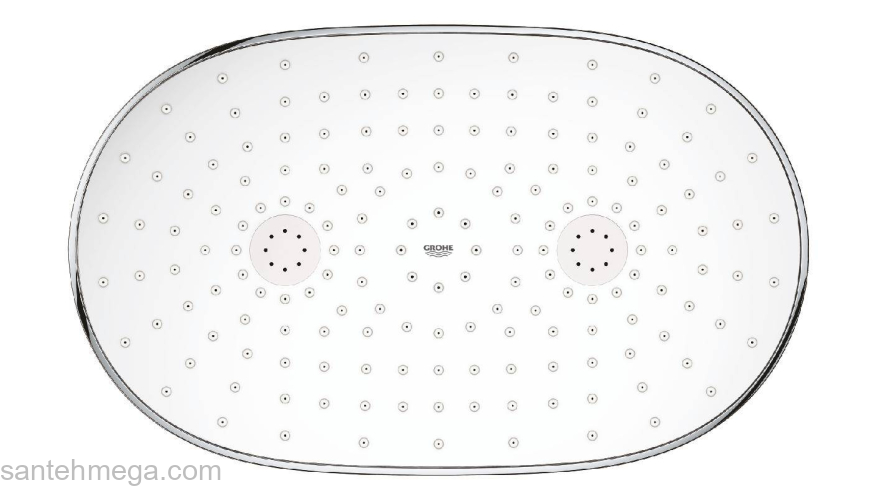 GROHE 26361LS0 Rainshower SmartControl MONO 300 Душевая система с термостатом. Фото