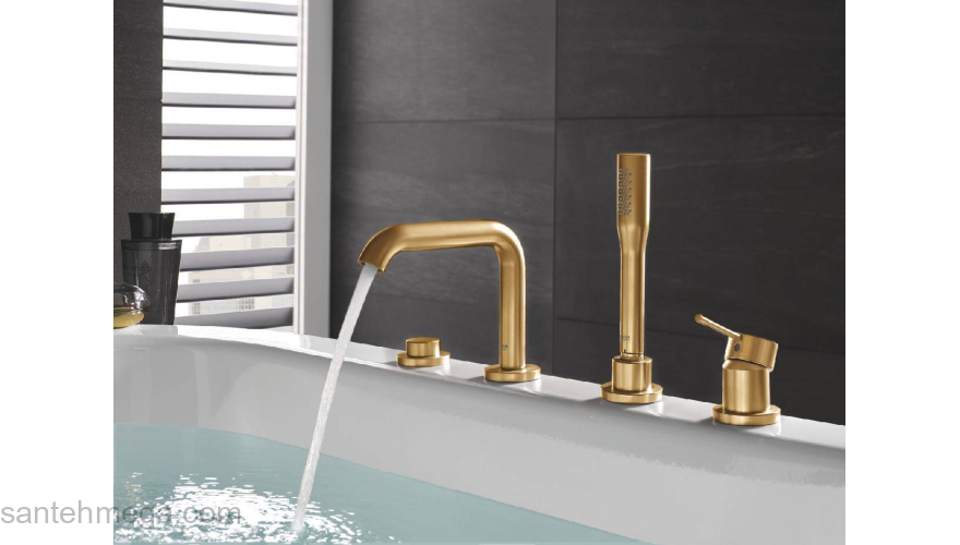 GROHE 19578GN1 Essence+ Смеситель для ванны на 4 отверстия. Фото