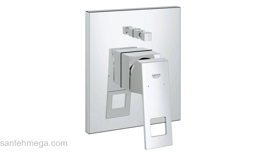 Cмеситель для душа GROHE Eurocube 19896000 (внешняя часть). Фото