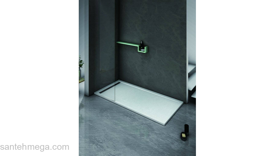 Душевой поддон из литьевого мрамора CEZARES TRAY-AS-AH-120/90-30-W. Фото