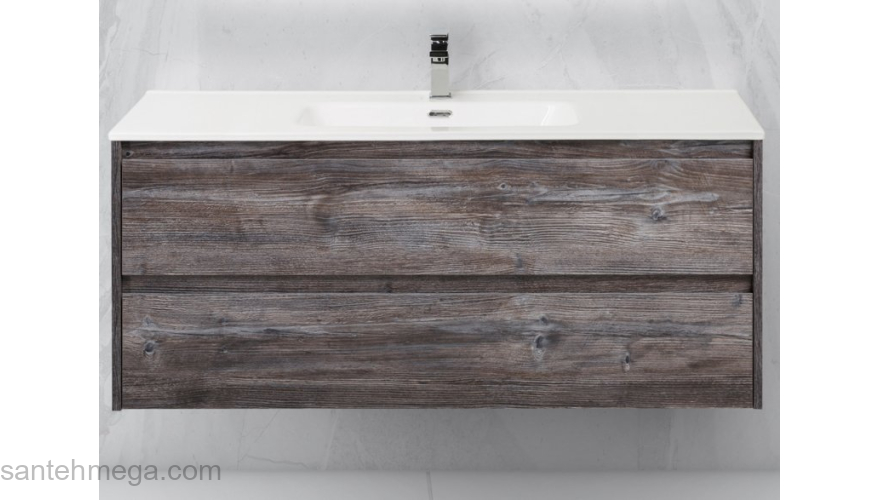 Тумба под раковину подвесная BELBAGNO KRAFT-1200-2C-SO-PP Pino Pasadena. Фото