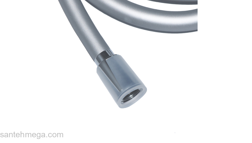 Шланг для душа серебряный силиконовый 1,2м Optima Home IDDIS OPH12SLi19. Фото