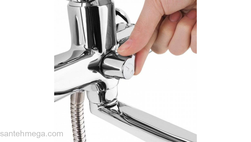 Смеситель для ванны с длинным изливом с керамическим дивертором Zodiac IDDIS ZODSBL2i10WA. Фото