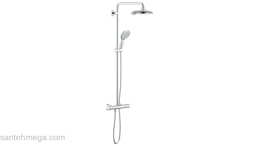 GROHE 26186000 Power&Soul 190 Душевая система с термостатом Grohtherm 1000 Cosmo для душа. Фото