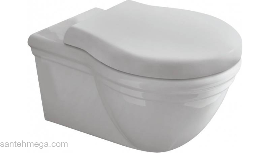 Унитаз подвесной CERAMICA GLOBO SPA Paestum Vasi e Bidet 57.38 PAS03.BI. Фото