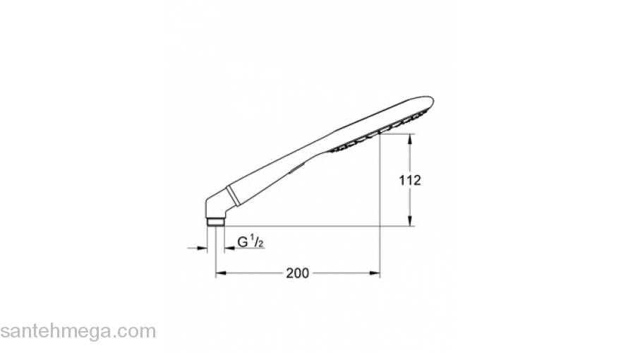 Ручной душ GROHE Rainshower Icon 27449000. Фото