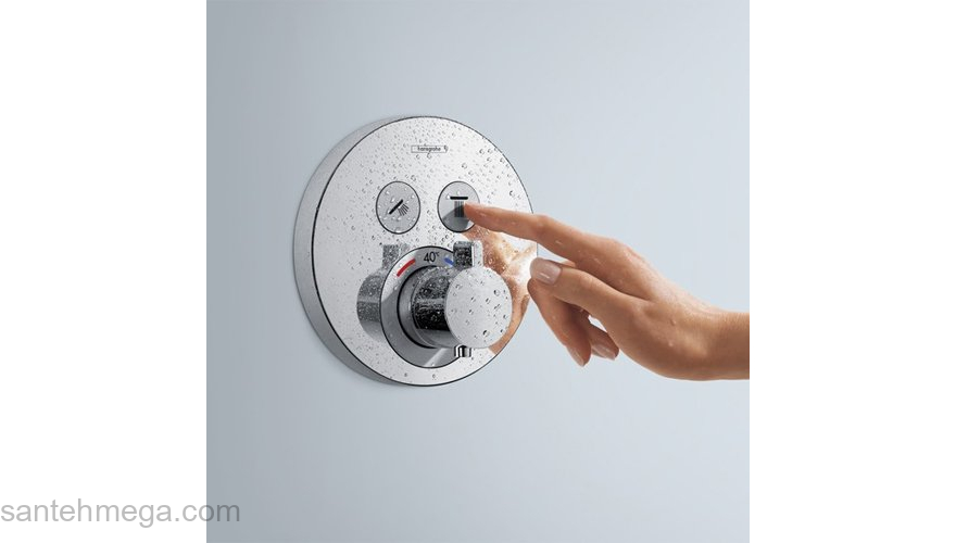 Термостат для душа Hansgrohe ShowerSelect S 15743000. Фото