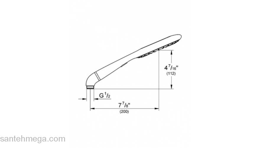 Ручной душ GROHE Rainshower Icon 27283000. Фото