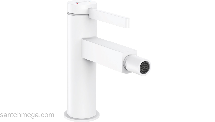 Смеситель для биде Hansgrohe Finoris 76200700, матовый белый. Фото