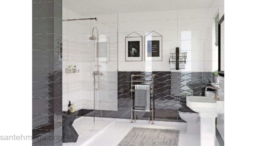 CERSANIT VGU051-53 Плитка облицовочная Vegas 250х750 белый. Фото