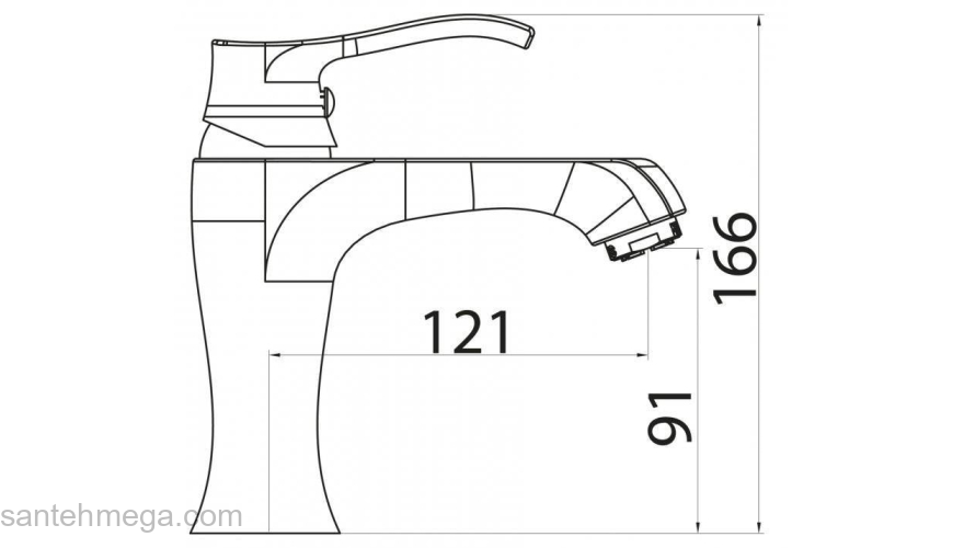 Смеситель для раковины BELBAGNO Trula TRU-LVM-CRM. Фото