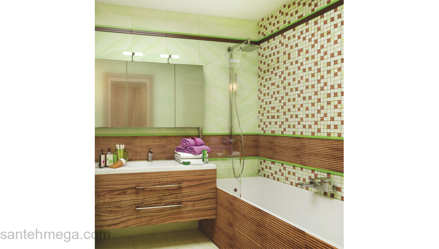 Керамин Плитка облицовочная Лаура 4Н 275х400 коричневый. Фото