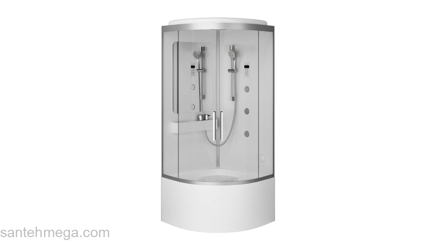 Гидромассажная кабина с паром AM.PM Like W80C-020A-090MTA. Фото