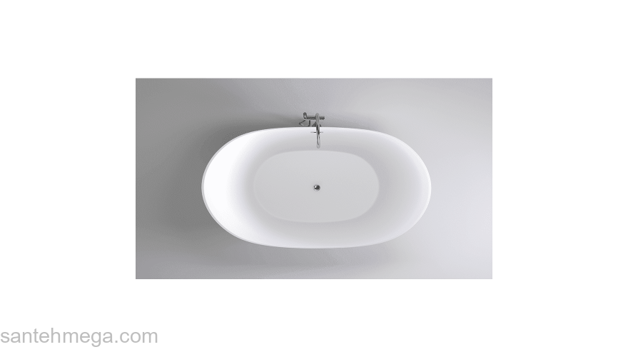 Акриловая ванна BLACK&WHITE Swan 180 SB104. Фото