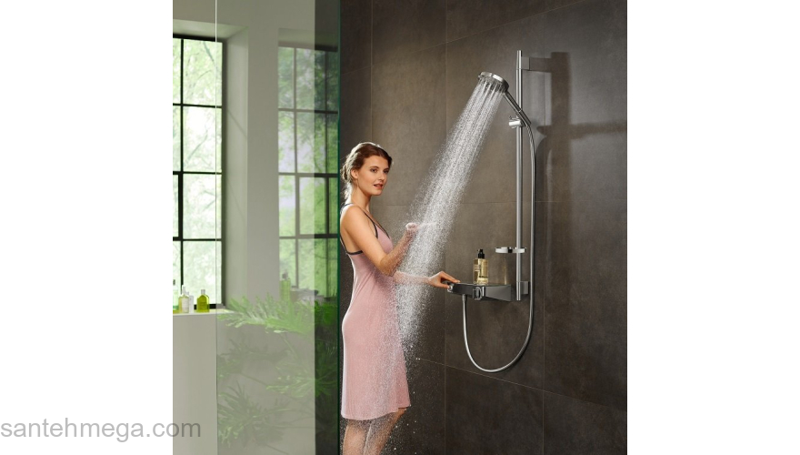 Термостат Hansgrohe Ecostat Select белый/хром 13171400. Фото