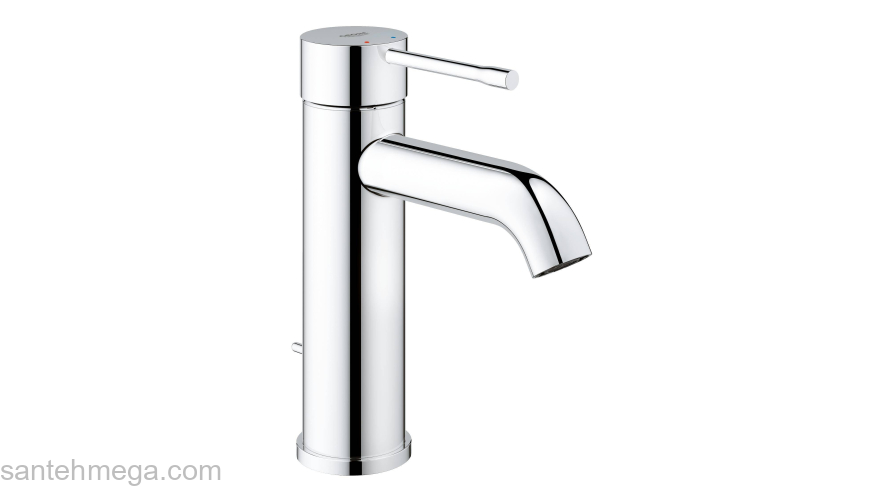 GROHE 23589001 Essence New Смеситель для раковины S-Size II, сливной гарнитур. Фото