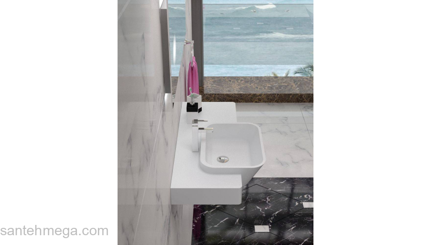 Раковина NS BATH NSS-9045G (глянцевая) 90х45. Фото