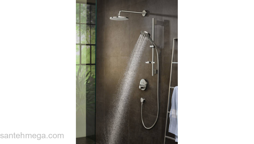 Шланговое подсоединение S Hansgrohe Fixfit 26453700, матовый белый. Фото