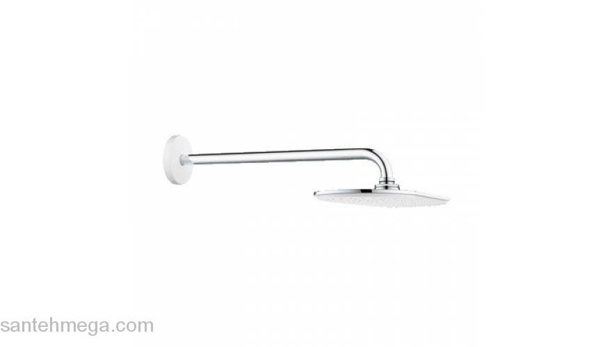 Верхний душ с душевым кронштейном GROHE Rainshower Veris 26170LS0. Фото