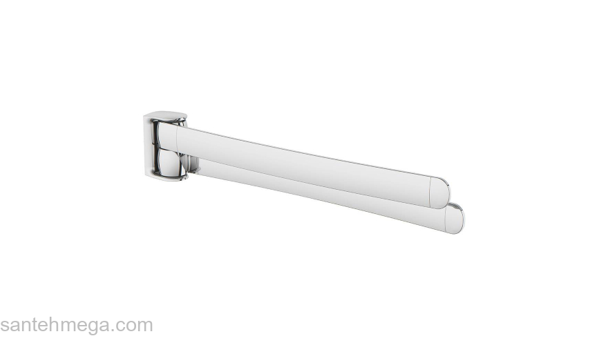 Двойная вешалка-вертушка для полотенец, 44 см AM.PM Sensation A3032600 для ванной комнаты. Фото