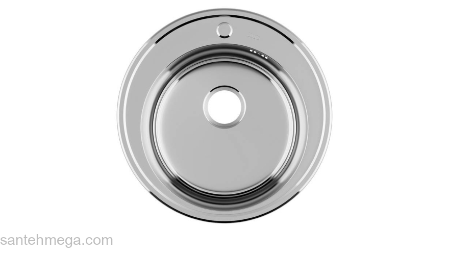 Мойка нержавеющая cталь полированная D510 Basic IDDIS BAS51P0i77. Фото