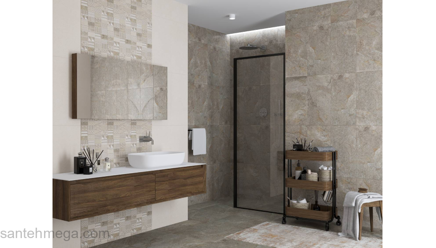 Azori 508931101 Плитка облицовочная Stone 315х630 quarzit struttura. Фото