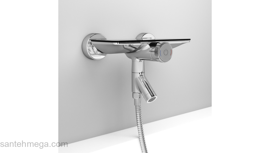 Смеситель для ванны с управлением Push Control Shelfy IDDIS SHESBBTi02WA. Фото
