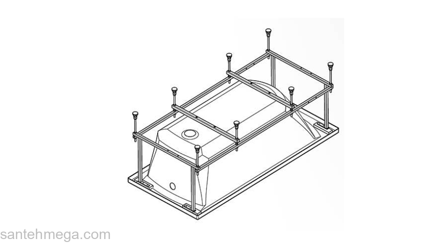 Каркас SANTEK Монако 160 1.WH11.2.425. Фото