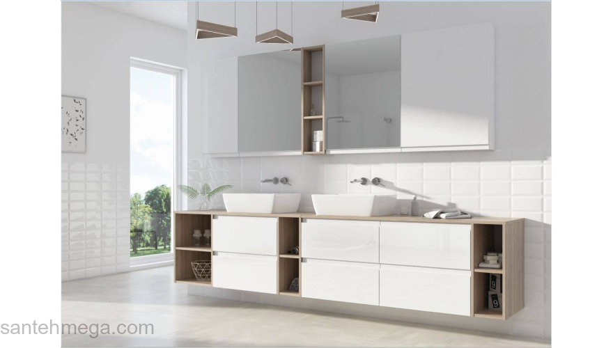 CERSANIT Зеркало-шкафчик MODUO 40 LS-MOD40/Wh. Фото