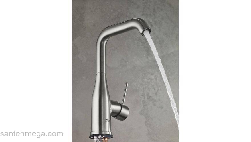 GROHE 32628DC1 Essence New Смеситель для раковины с высоким изливом, сливной гарнитур. Фото