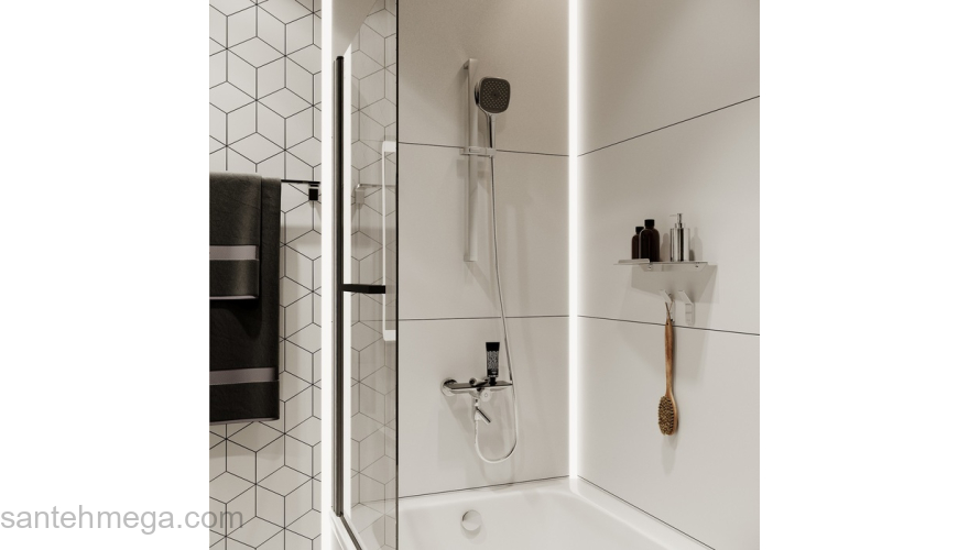 Смеситель для ванны с управлением Push Control Shelfy IDDIS SHESBBTi02WA. Фото