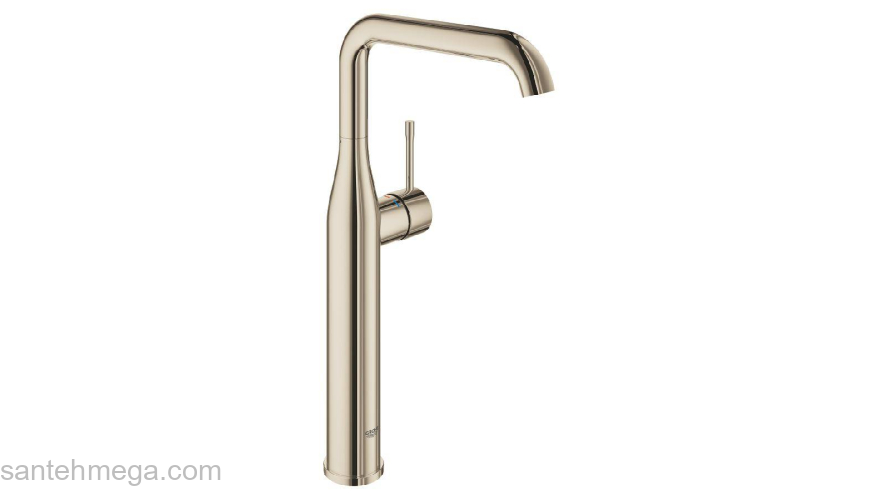 GROHE 32901BE1 Essence+ Смеситель однорычажный для свободностоящей раковины U-излив, гладкий корпус. Фото