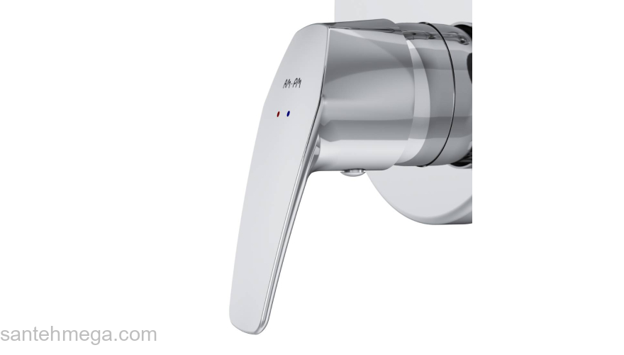 Смеситель для ванны и душа, монтируемый в стену AM.PM Gem F9085000. Фото