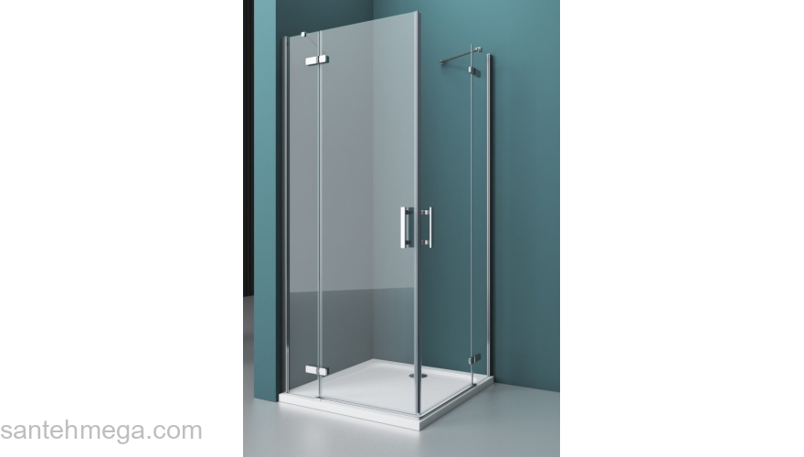 Душевой угол BELBAGNO KRAFT-AH-22-100/90-C-Cr-L. Фото