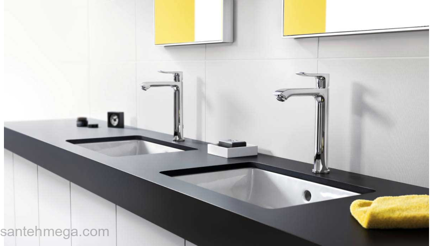 Смеситель Hansgrohe Metris для раковины 31185000, хром. Фото