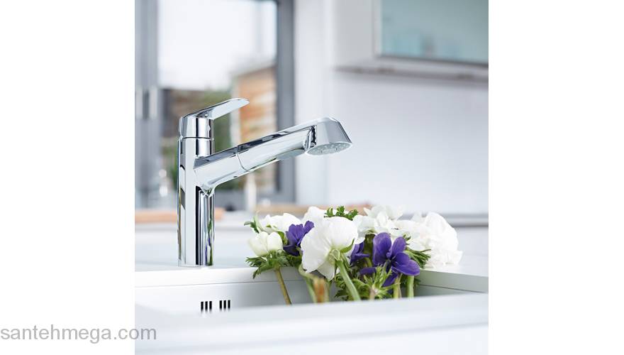 Смеситель для мойки GROHE Eurodisc Сosmopolitan 32257002. Фото