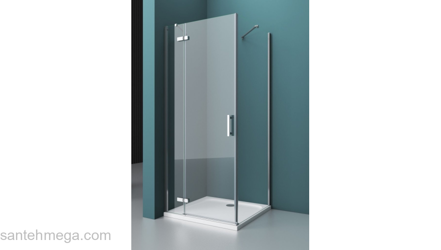 Душевой угол BELBAGNO KRAFT-AH-12-90/100-C-Cr-R. Фото