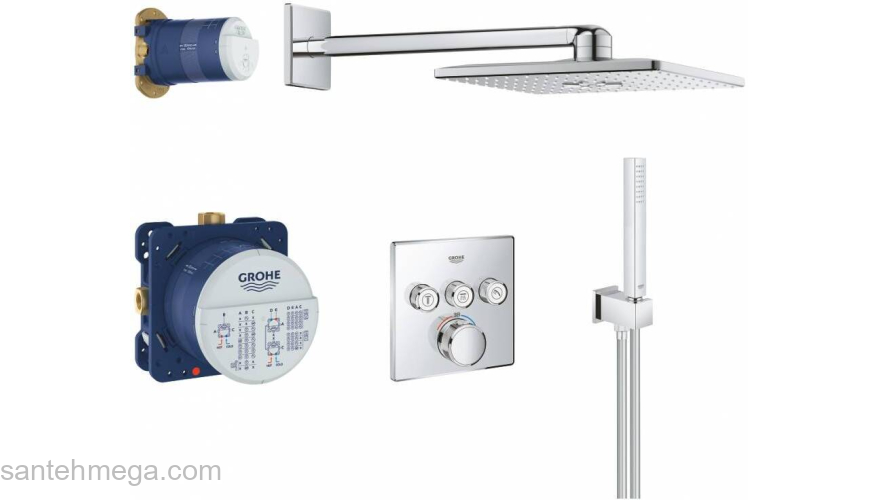 GROHE Душевой комплект Grohe Grohtherm SmartControl 34706000. Фото