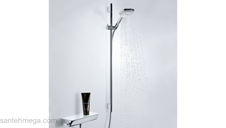 Душевой гарнитур Hansgrohe Raindance Select 120 3jet 90 (хром) 26621000. Фото