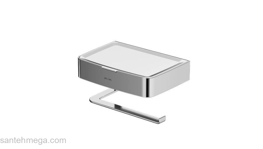 Держатель для туалетной бумаги с коробкой AM.PM Inspire 2.0 A50A341500 для ванной комнаты. Фото