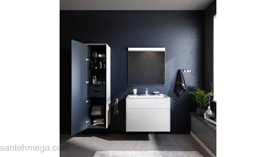 База под раковину подвесная 80 см, 3 ящика, белый матовый AM.PM Inspire 2.0 M50AFHX0803WM. Фото